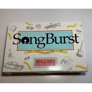 SongBurst 50s 60s Edition Complete The Lyric Game NEW Sealed Board Game‎